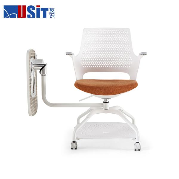 Buy School Lift Training Ergonomic Folding Office Chair With Writing Pad at wholesale prices