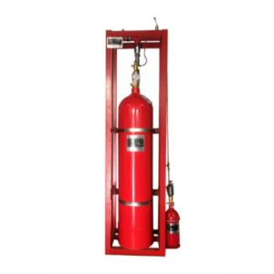 Single Zone Pipe Network FM200 Fire Suppression System For Telecommunication