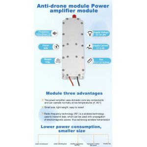30V 50W Amplifier Function GaN Anti Drone Module for Autel Anti Fpv C-Uas Mavic