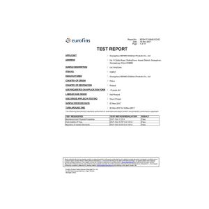 Guangzhou Nohoo Children Products Co.,Ltd Certifications