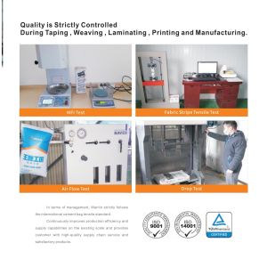 PP Cement Valve Bag 50KG Moisture Proof ISO Certified