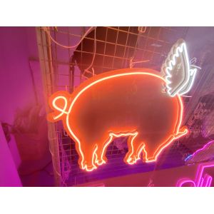 AC100V RoHS Acrylic Custom Neon Signs Mencave Halloween 50000hrs Cuttable