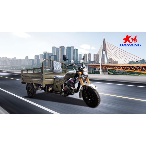 320 *80 Zongshen Engine 151 cc Gasoline Powered 3 Wheel Cargo Tricycle Truck CCC Origin