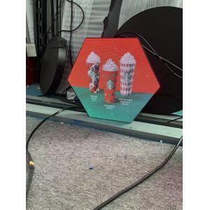 Unique Visual Effects With Customized Special Shaped Hexagon LED Display P3.2