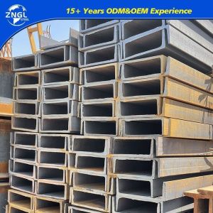 China ASTM A572 Q345 S235jr S355jr A36 Ss400 Hot Dipped Zinc Galvanized Steel U C Beam Channel on sale