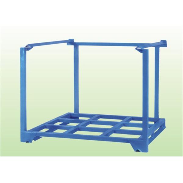 Buy Q235B Metal Warehouse Storage Shelves Stackable Storage Cages at wholesale prices