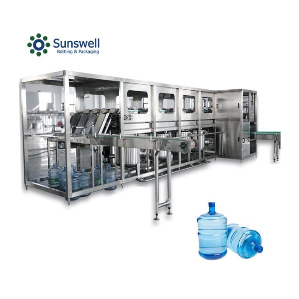 Buy 5 Gallon Bottled Water Filling Machine 20L Washing Capping Equipment at wholesale prices