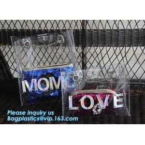 Crossbody Shoulder Messenger Bags Clear PVC Crossbody Bag Waterproof, Shoulder