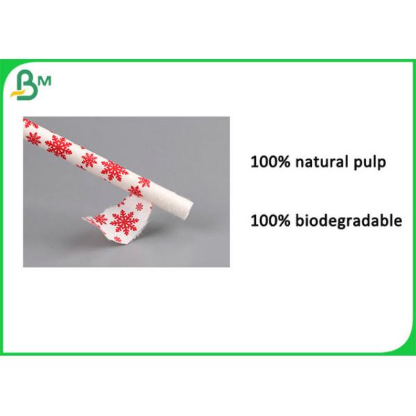 13.5mm 14mm 15mm Compostable White Kraft Paper For Cocktail Drinking Straws 13.5mm 14mm 15mm Compostable White Kraft Paper For Cocktail Drinking Straws