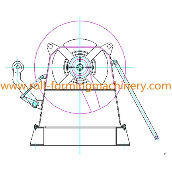 40m/min High Forming Speed,Roof Roll Forming Machine With 22 Forming Stations