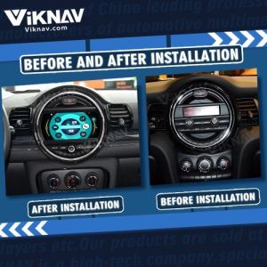 2014-2017 BMW Double Din Bluetooth Radio 9 inch head unit GPS Rear View Player