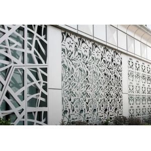 Quality Metallic Color Aluminum Screen Panels For Sunshades/Louver/Window Screen for sale
