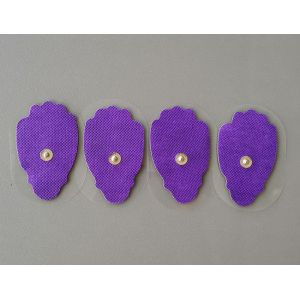 Palm snap adhesive tens electrode pads for tens massage