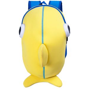 Quality Yellow Neoprene Waterproof Kids Character Backpacks For School for sale