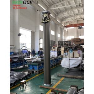 15m mobile telescopic mast-aluminum materials-pneumatic mast-300kg payloads-