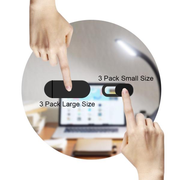 Black Strong Adhesive Ultra Thin Webcam Privacy Cover