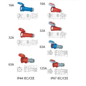 IP67 Copper Alloy 16A Type 2 7kw AC Charger For EV With CE Plug