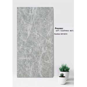 Light Gray Clay Curtain Wall Tile 600x1200mm Soft Touchness Matt