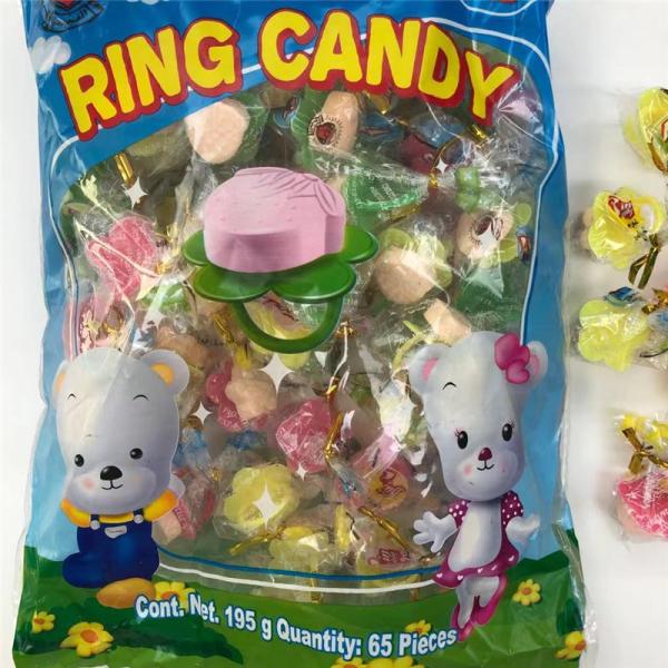 Buy 65 Pieces Individual Packaging Healthy Hard Candy With Ring Shapes at wholesale prices