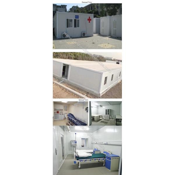 Quick Assembling Container Hospital Patients Room Steel Structure