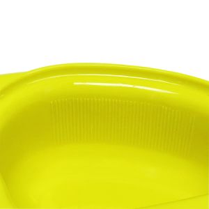 BPA FREE Yellow Easy Grip Baby Feeding Bowls And Spoons