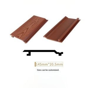 Waterproof WPC Wall Panel 145x20.5mm Wood Plastic Composite