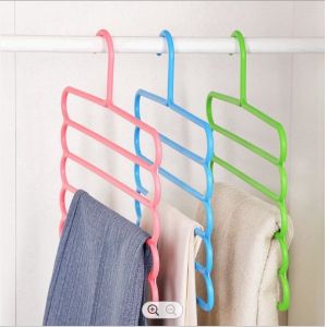 PPT Thick Plastic Hangers 5 Layers Multi Layer Clothes Hanger