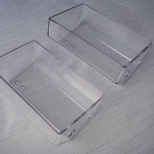 Clear Polycarbonate Custom CNC Milled Parts High Transparency High Precision