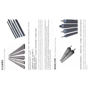 SIC Process Tube For Processes Such As Semiconductor And Photovoltaic Diffusion