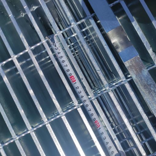 Buy Carbon Q235 Steel Metal Grating Bearing Bar Pitch 30mm at wholesale prices