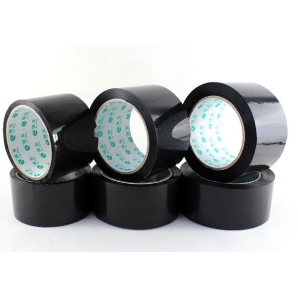 Buy Packaging Acrylic BOPP Adhesive Tape Transparent Black 45micx48mmx100m at wholesale prices