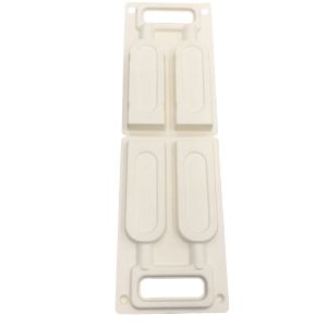 Inner Bamboo Paper Tray , White Thermoformed Clamshell Packaging