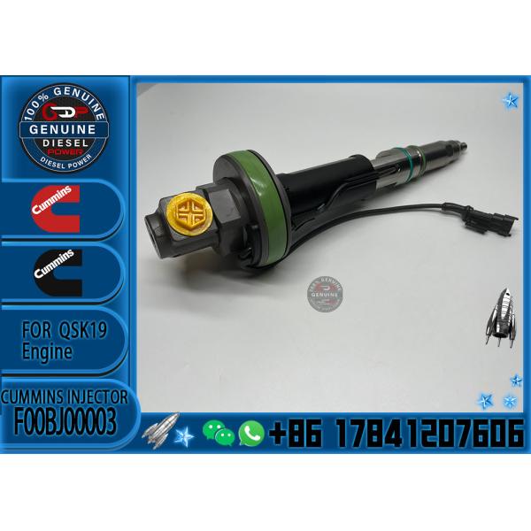 Real Fuel Injector Assembly F00BJ00003 For Cummins Engine QSK19 Series