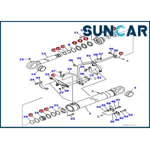 Komatsu Service Kit 707-99-77050 Bucket Cylinder Seal Kits For PC1250-8