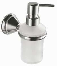 China 52669 soap dispenser holder bathroom accessory zinc chrome finish tumbler holder towel bar paper holder soap dish on sale