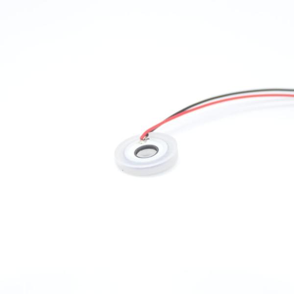 White PZT 23W 1.7M Ultrasonic Atomizing Transducer  Ag Electrode