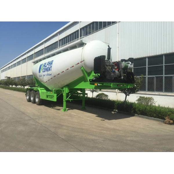 Buy Flour Bulk Cement Hauling Semi Trailer Heavy Mechanical Suspension 50t-70t Load Capacity at wholesale prices