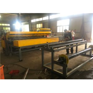 3 - 6 Mm Welding Wire Mesh Fence Machine In Rolling And Panel Electronic Control