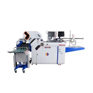 Quality Width 480mm Large Format Leaflets Folding Machine with Cross Folder Machine for sale