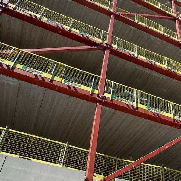 Buy Powder Coating Edge Protection Barrier High Visibility Design at wholesale prices