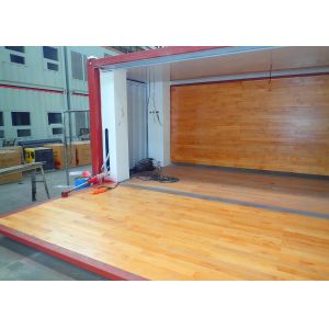 Welded Corrugated Plates Shipping Container Exhibition