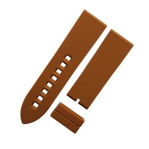 Simulate Stitching Men'S Silicone Watch Bands 26mm With Pattern