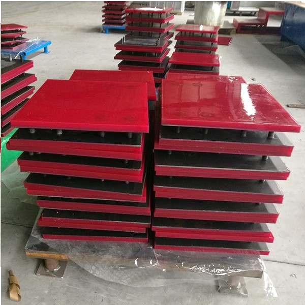 Buy Conveyor 80 Shore A Steel Metal Back Polyurethane Wear Liner Lining at wholesale prices