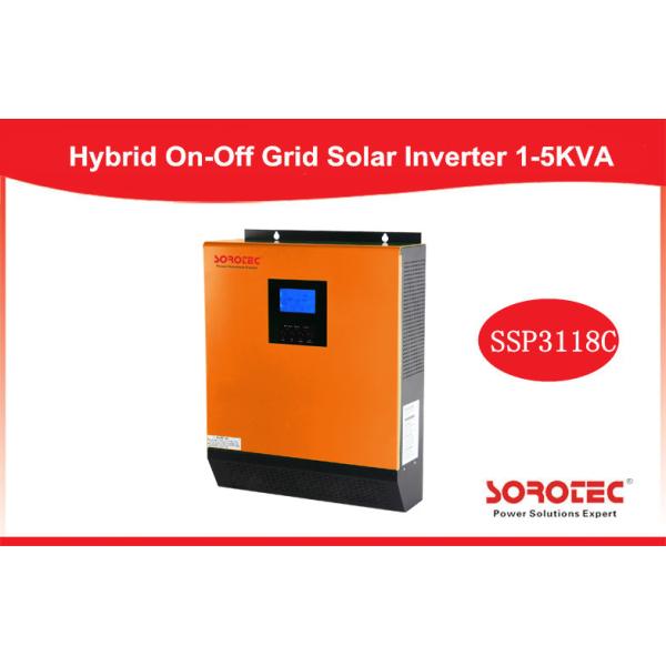 1.5kVA/3kWA Wall Mounted Solar Power Inverters with MPPT Solar Controller , 100