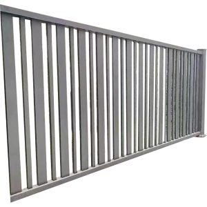 Balustrades Handrails Galvanized Temporary Metal Steel Fence with Black