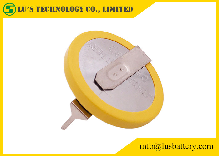 Quality PCB Limno2 Lithium Button Battery 3.0v 220mah CR2032 Unit Cell With Tabs for sale