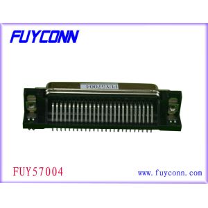 14 Pin Centronic Ribbon PCB Right Angle Female Connector with pcb board lock