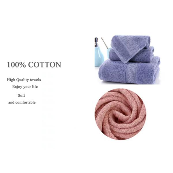 100% Cotton Towel Set Perfect for Sport Hotel 3-Piece Gift Box 35*75cm and 70*140cm
