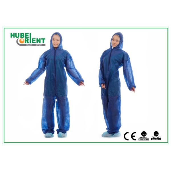 Buy 55g/m2 PP Nonwoven Disposable Medical Protective Coverall at wholesale prices