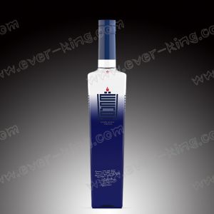 Customed Rubber Stopper 500mL 750mL Vodka Glass Bottle
